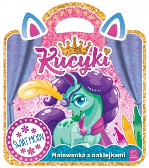 Kucyki Malowanka z naklejk.Świat mody 3911 36869 ŚWIAT