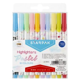 ND39_507199 ZAKRESLACZ 10KOL PASTEL STK ETUI 12/144 STARPAK