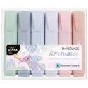 ND39_520049 ZAKRESLACZ 6KOL KREMOWE DERF KIDEA ETUI PLAST DERFORM