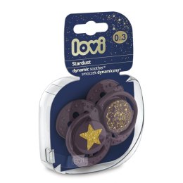 ND35_CA22-892VIO Smoczek usp.lovi 0-3 stardust LOVI