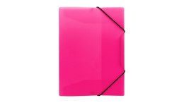 ND39_520451 TECZKA Z GUMKA PP A4 NEON ROZ B-FOL FOL BIURFOL