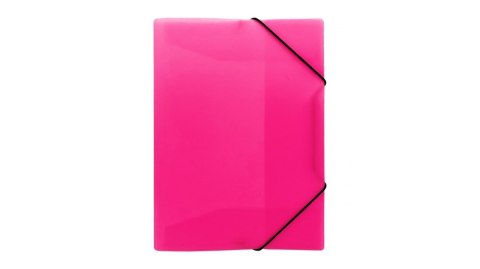 ND39_520451 TECZKA Z GUMKA PP A4 NEON ROZ B-FOL FOL BIURFOL