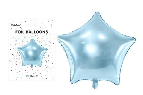 Balon fol.Gwiazdka 48 błękitny 80262