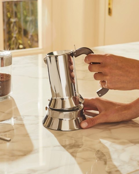 Alessi 9090/6 Ekspres do kawy ze stali nierdzewnej