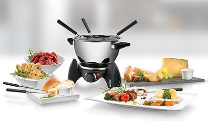 Elektryczne fondue Unold 0,8l 6 osób stal nierdzewna
