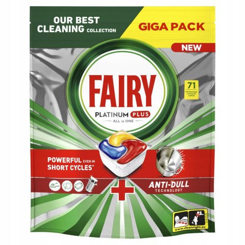 FAIRY Kapsułki Do Zmywarki Platinum Plus All in One Lemon 71 szt.