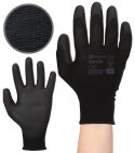 Rękawice Robocze MERCATOR Tech Black+Black PU - 1 Para (10 - XL)