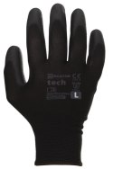 Rękawice Robocze MERCATOR Tech Black+Black PU - 1 Para (7 - S)