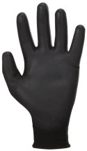 Rękawice Robocze MERCATOR Tech Black+Black PU - 12 Par (7 - S)