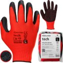 Rękawice Robocze MERCATOR Tech Red+Black Latex - 12 Par (7 - S)