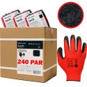 Rękawice Robocze MERCATOR Tech Red+Black Latex - 240 Par (8 - M)