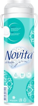 NOVITA Delikatne płatki kosmetyczne 80 sztuk