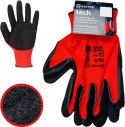 Rękawice Robocze MERCATOR Tech Red+Black Latex - 1 Para (9 - L)