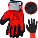 Rękawice Robocze MERCATOR Tech Red+Black Latex - 1 Para (9 - L)