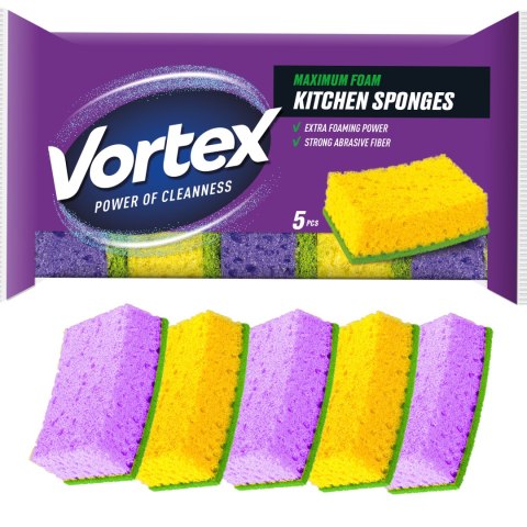 VORTEX Gąbki kuchenne 5 szt.