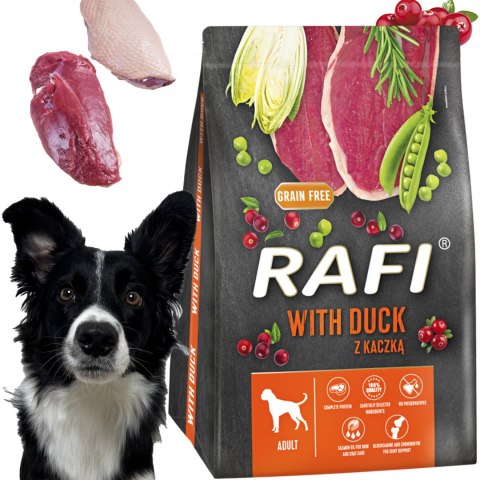 Sucha Karma Dla Psa RAFI Adult z Kaczką 3 kg - 2 szt.