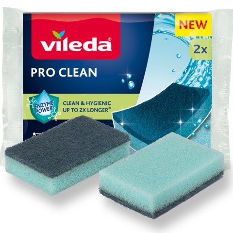 Zmywak z enzymami Vileda Pro Clean 2 szt.