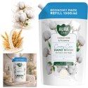AURA Care Mydło Do Rąk Uzupełniające Mleczko Bawełniane i Proteiny 1000 ml AHW-002-004