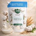 AURA Care Mydło Do Rąk Uzupełniające Mleczko Bawełniane i Proteiny 1000 ml AHW-002-004