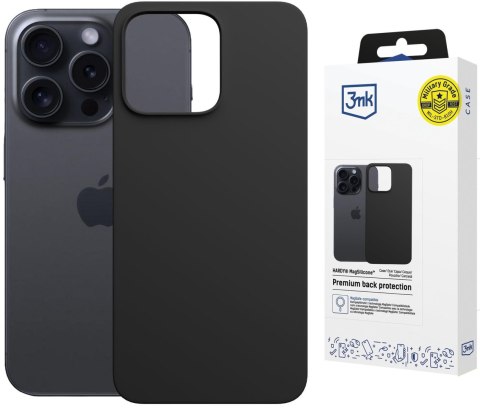 Apple iPhone 15 Pro Max - 3mk Hardy MagSilicone Graphite