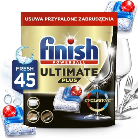 FINISH Kapsułki Ultimate Plus 45 Fresh - 2 szt.