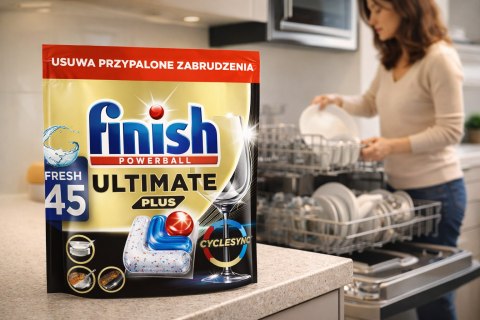 FINISH Kapsułki Ultimate Plus 45 Fresh - 2 szt.