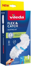 Miotełka do kurzu z krótką rączką + 2 wkłady Vileda Flex&Catch