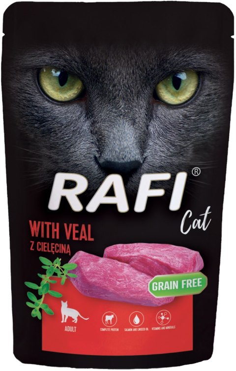 RAFI Karma Mokra Pasztet Dla Kota z Cielęciną 100g - 1 szt.