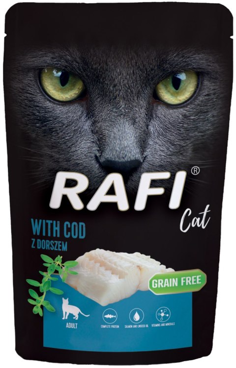 RAFI Karma Mokra Pasztet Dla Kota z Dorszem 100g - 1 szt.
