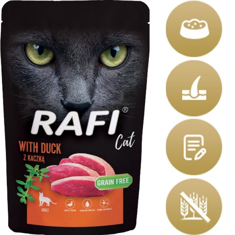 RAFI Karma Mokra Pasztet Dla Kota z Kaczką 100g - 1 szt.