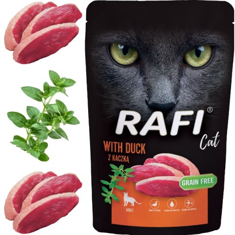 RAFI Karma Mokra Pasztet Dla Kota z Kaczką 100g - 1 szt.