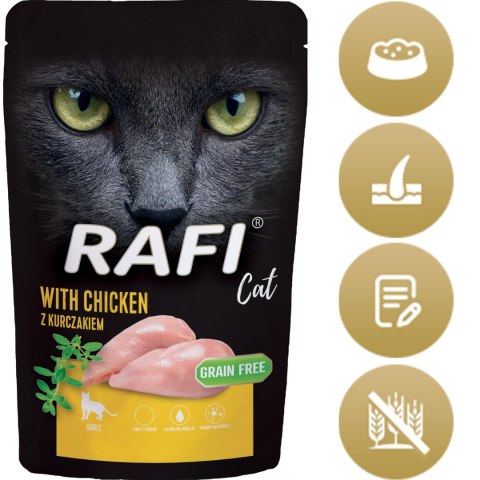 RAFI Karma Mokra Pasztet Dla Kota z Kurczakiem 100g x 40 szt.