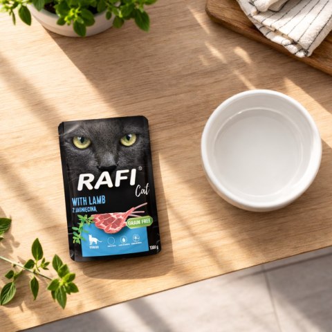 RAFI Karma Mokra Pasztet Dla Kotów Sterylizowanych z Jagnięciną 100g - 1 szt.