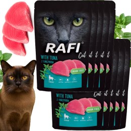 RAFI Karma Mokra Pasztet Dla Kotów Sterylizowanych z Tuńczykiem 100g x 10 szt.