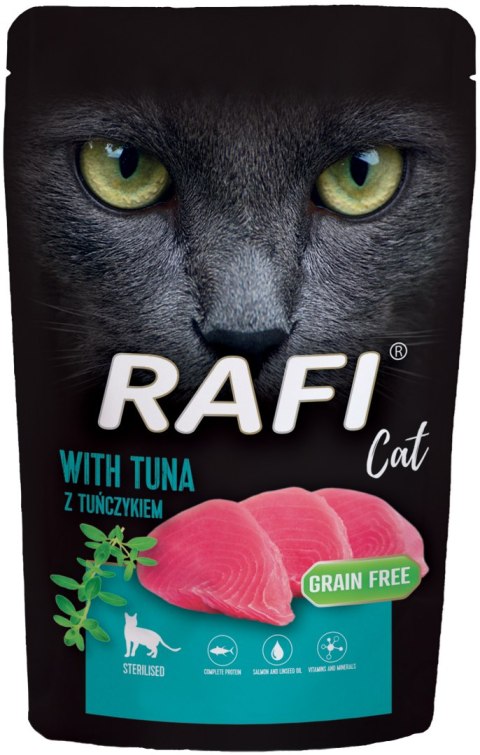 RAFI Karma Mokra Pasztet Dla Kotów Sterylizowanych z Tuńczykiem 100g x 40 szt.