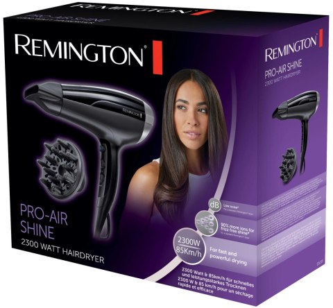 Remington D5215 Suszarka Do Włosów Pro-Air Shine 3 Temperatury 2 Prędkości