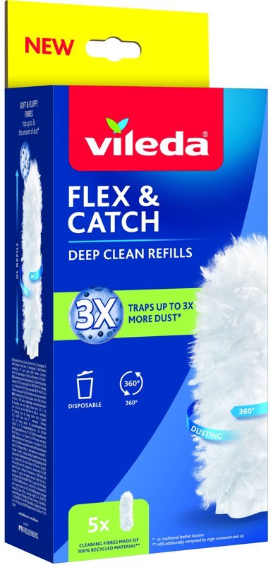 Wkłady do miotełki do kurzu Vileda Flex&Catch 5 szt.