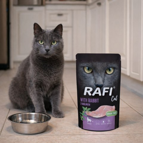 Zestaw RAFI Karma Mokra Pasztet Dla Kotów Sterylizowanych MIX Smaków 100g x 3 szt.