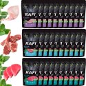 Zestaw RAFI Karma Mokra Pasztet Dla Kotów Sterylizowanych MIX Smaków 100g x 30 szt.