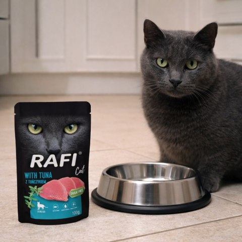 Zestaw RAFI Karma Mokra Pasztet Dla Kotów Sterylizowanych MIX Smaków 100g x 30 szt.