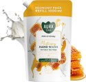 AURA Care Mydło Do Rąk Uzupełniające Mleko i Miód 1000 ml AHW-002-006