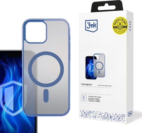 Apple iPhone 12 Pro Max - 3mk Frosty MagCase Blue