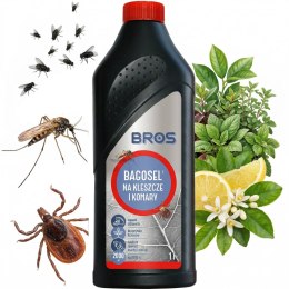 BROS - Bagosel 100EC 1l - preparat do oprysku ogrodu przeciw komarom i kleszczom