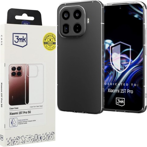 Etui Xiaomi 15T Pro 5G - 3mk Clear Case