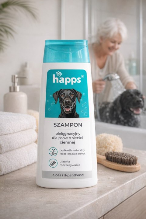 HAPPS - szampon pielęgnacyjny dla psów o sierści ciemnej 200ml