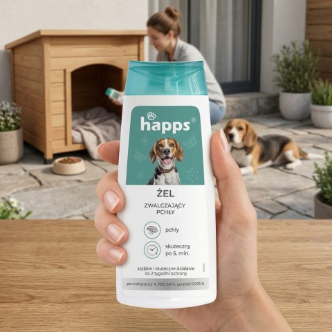 HAPPS - żel zwalczający pchły 150ml