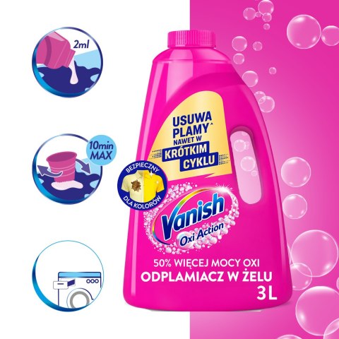 Vanish Oxi Action Pink Odplamiacz W Żelu 3l