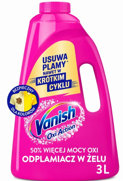 Vanish Oxi Action Pink Odplamiacz W Żelu 3l