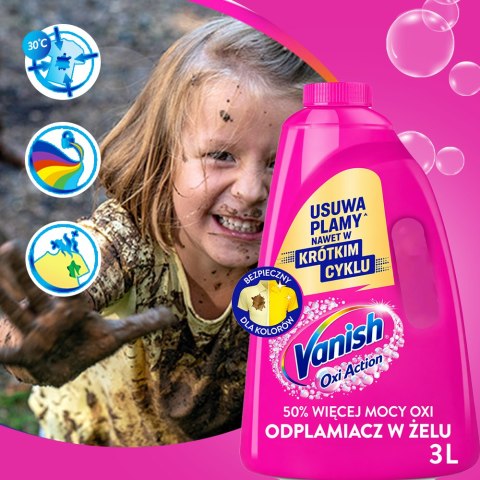 Vanish Oxi Action Pink Odplamiacz W Żelu 3l