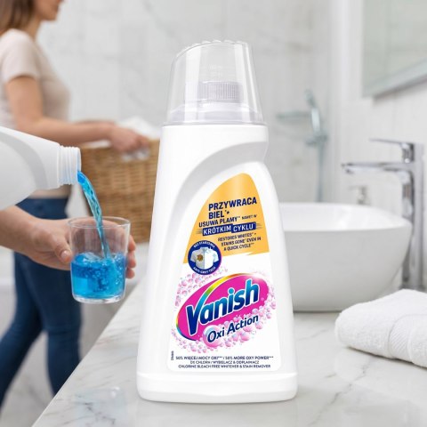 Vanish Oxi Action White Odplamiacz W Żelu 1l